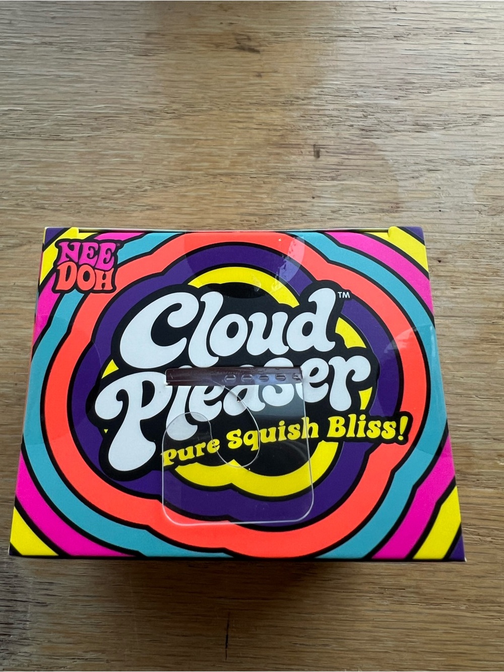 Nee Doh Cloud Pleaser Squish Toy - Iridescent Purple Cloud - Picture 3 of 4